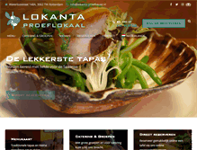 Tablet Screenshot of lokanta-proeflokaal.nl
